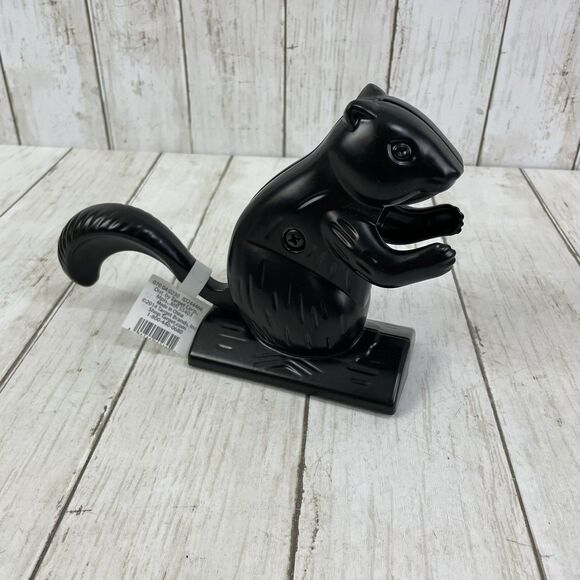 Black Metal Squirrel Nutcracker - Brand New- Threshold Target - Picture 5 of 9